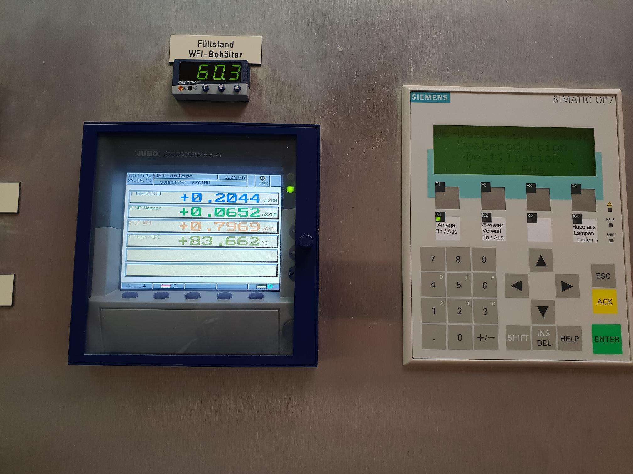 WFI-Distillation plant 3