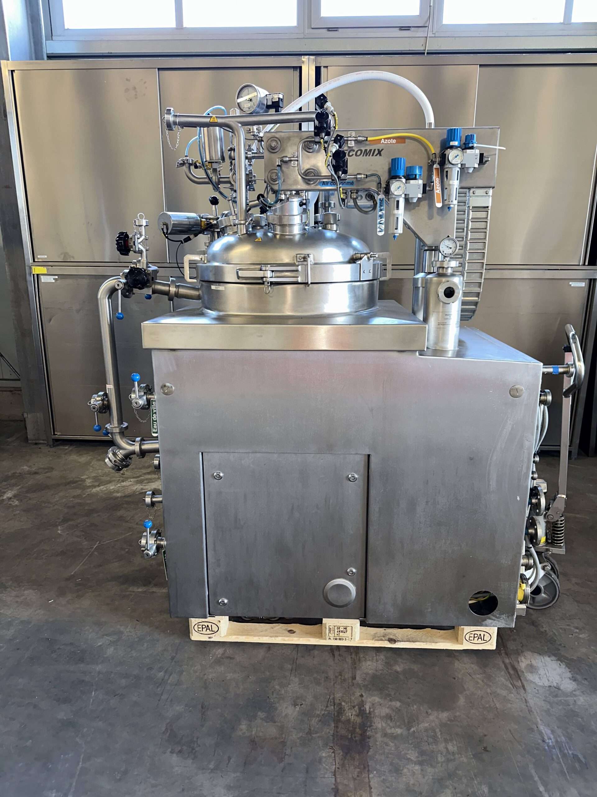 Homogenizing mixer with powderjet 3