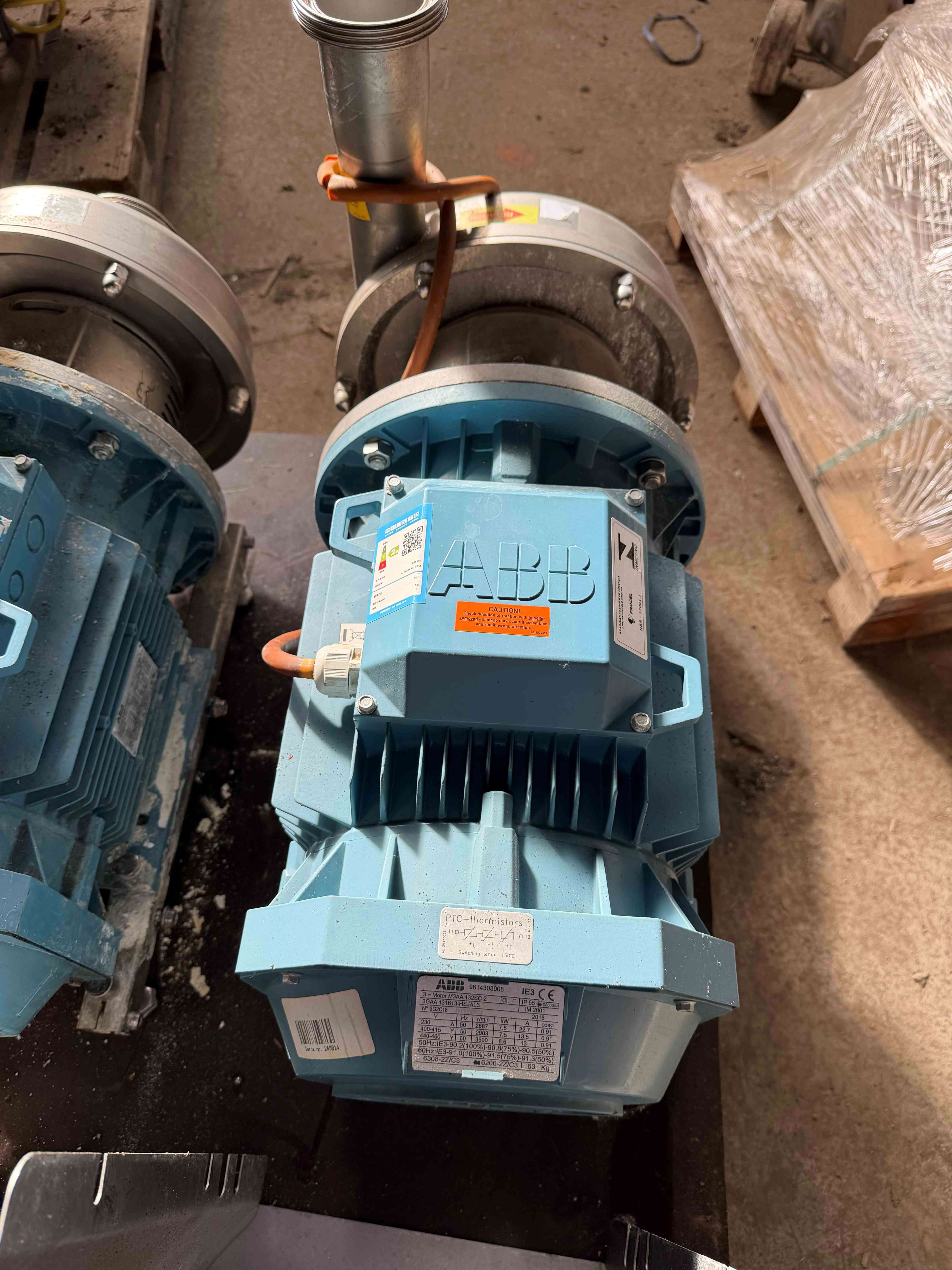 Alfa Laval LKH 25 DIA 181 SSS Centrifugal Pump used 2