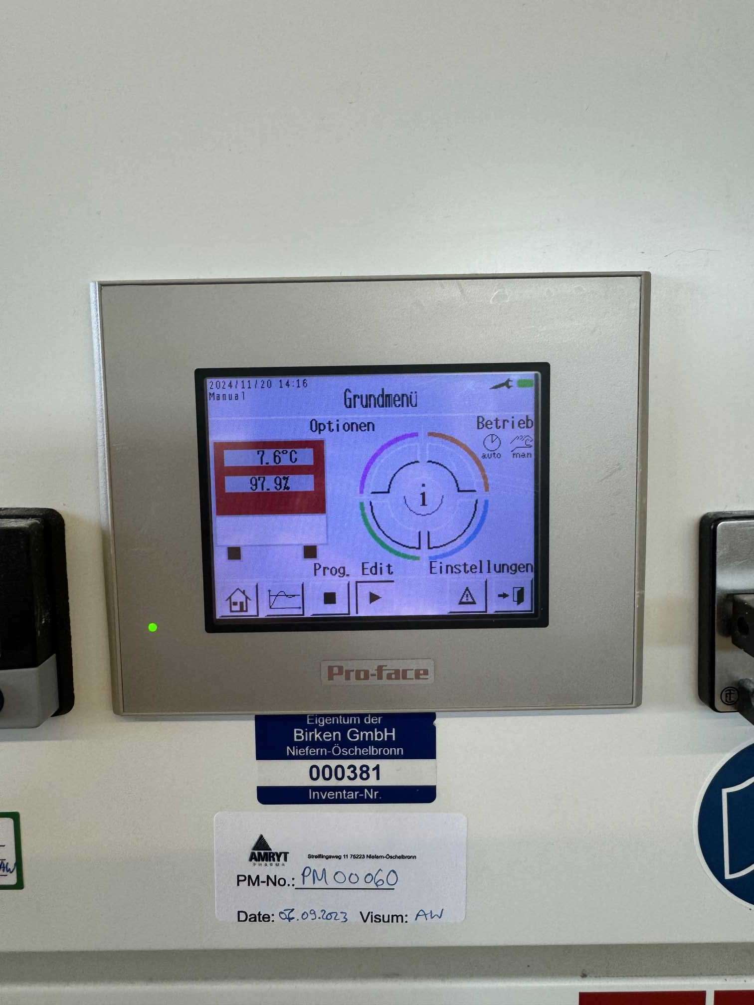 Test cabinet for stability tests 4