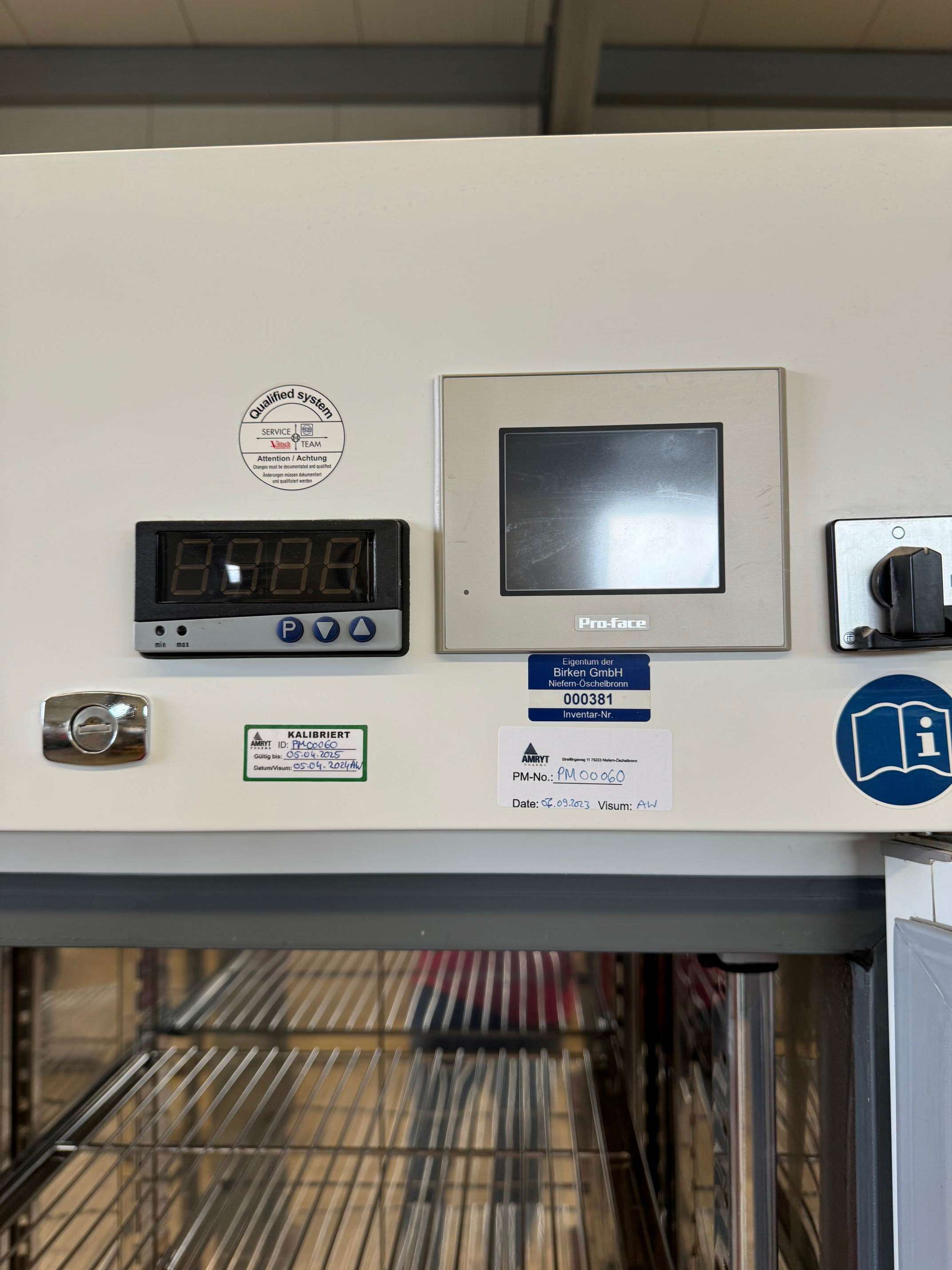 Test cabinet for stability tests 6