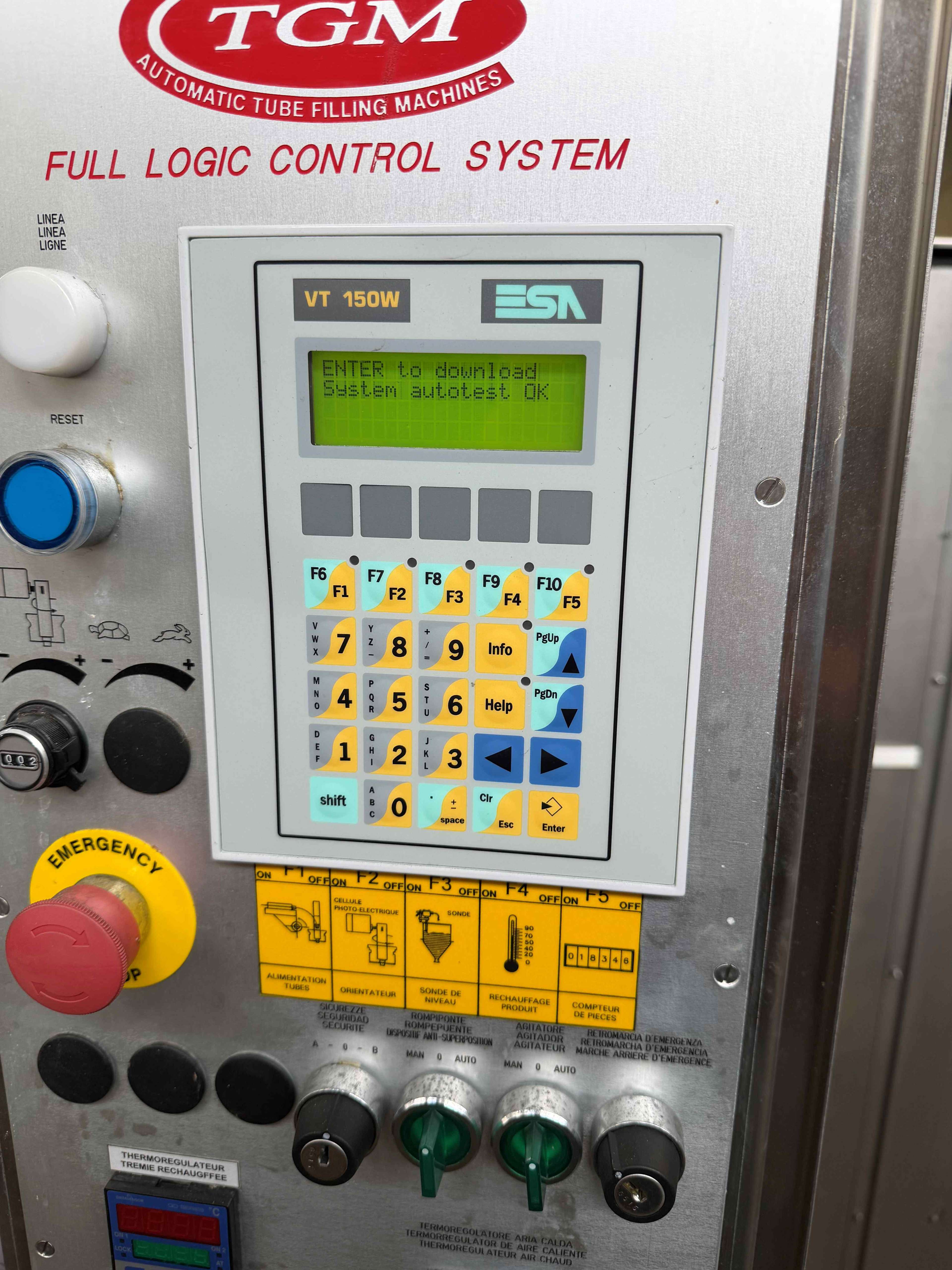 TGM E 250 MATIC tube filling and capping machine used 6