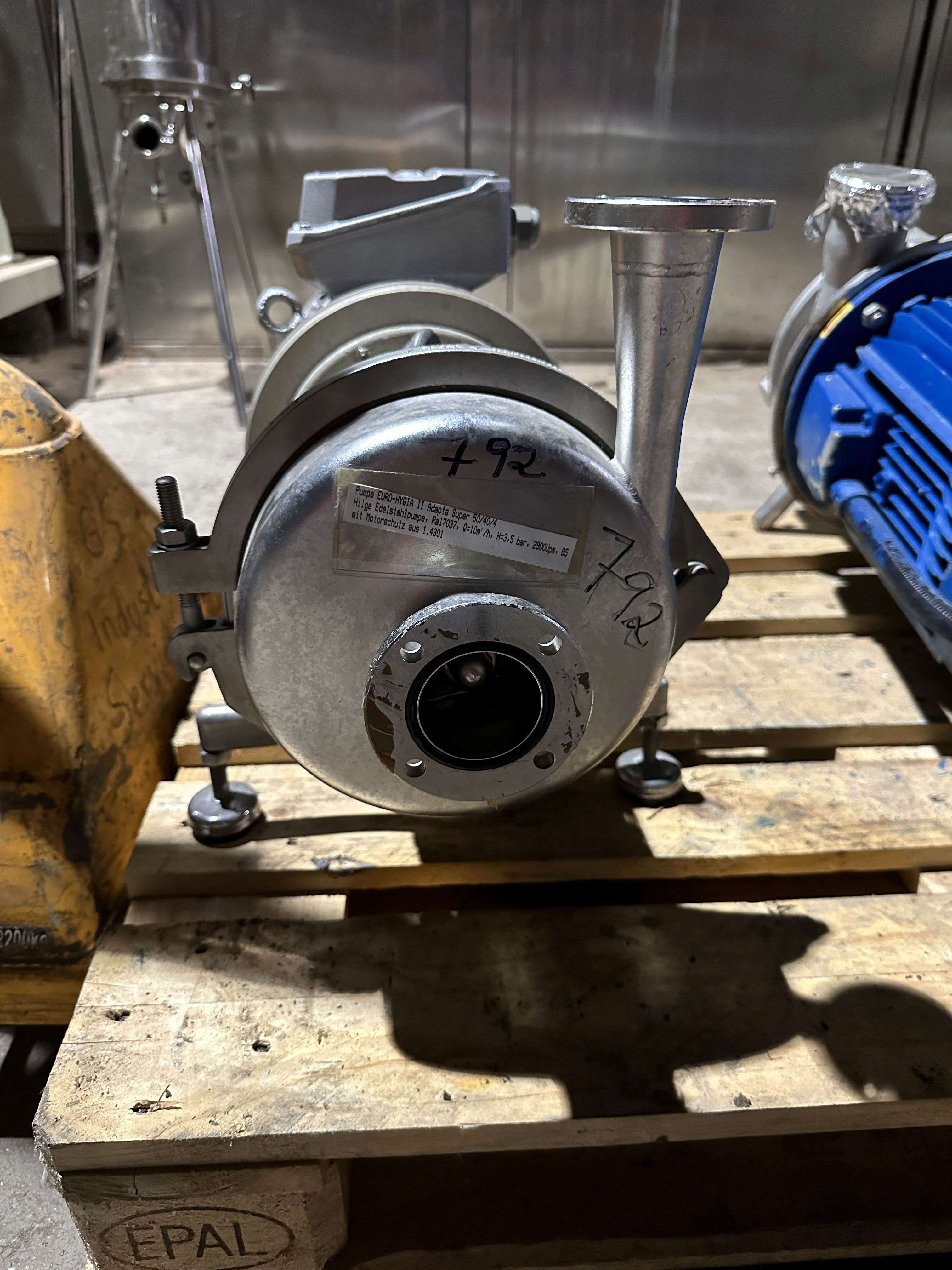 Hilge Euro Hygia I Adapta Super 50/40/4/2 Kreiselpumpe gebraucht 4