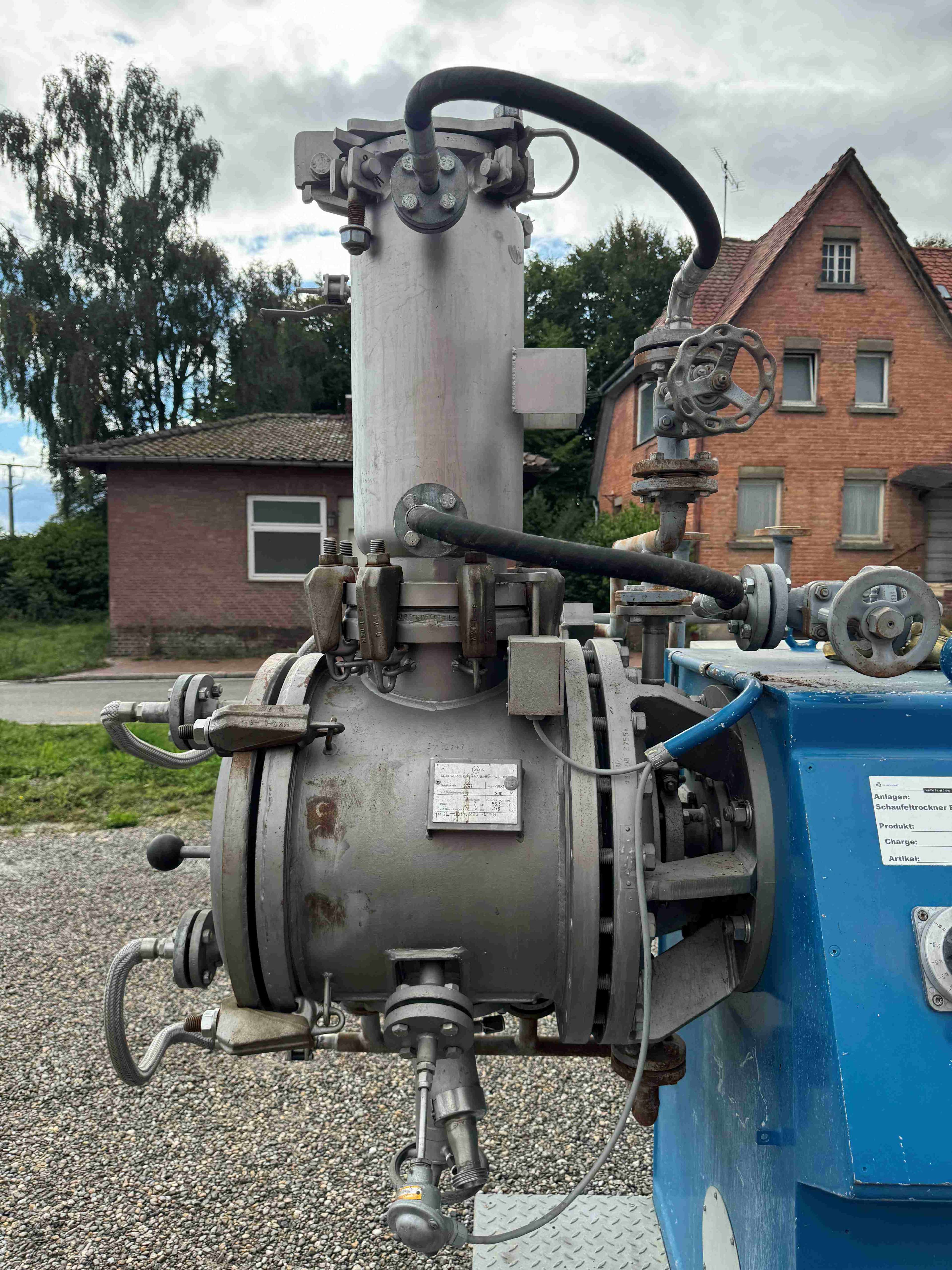 Vacuum mixer-dryer 2