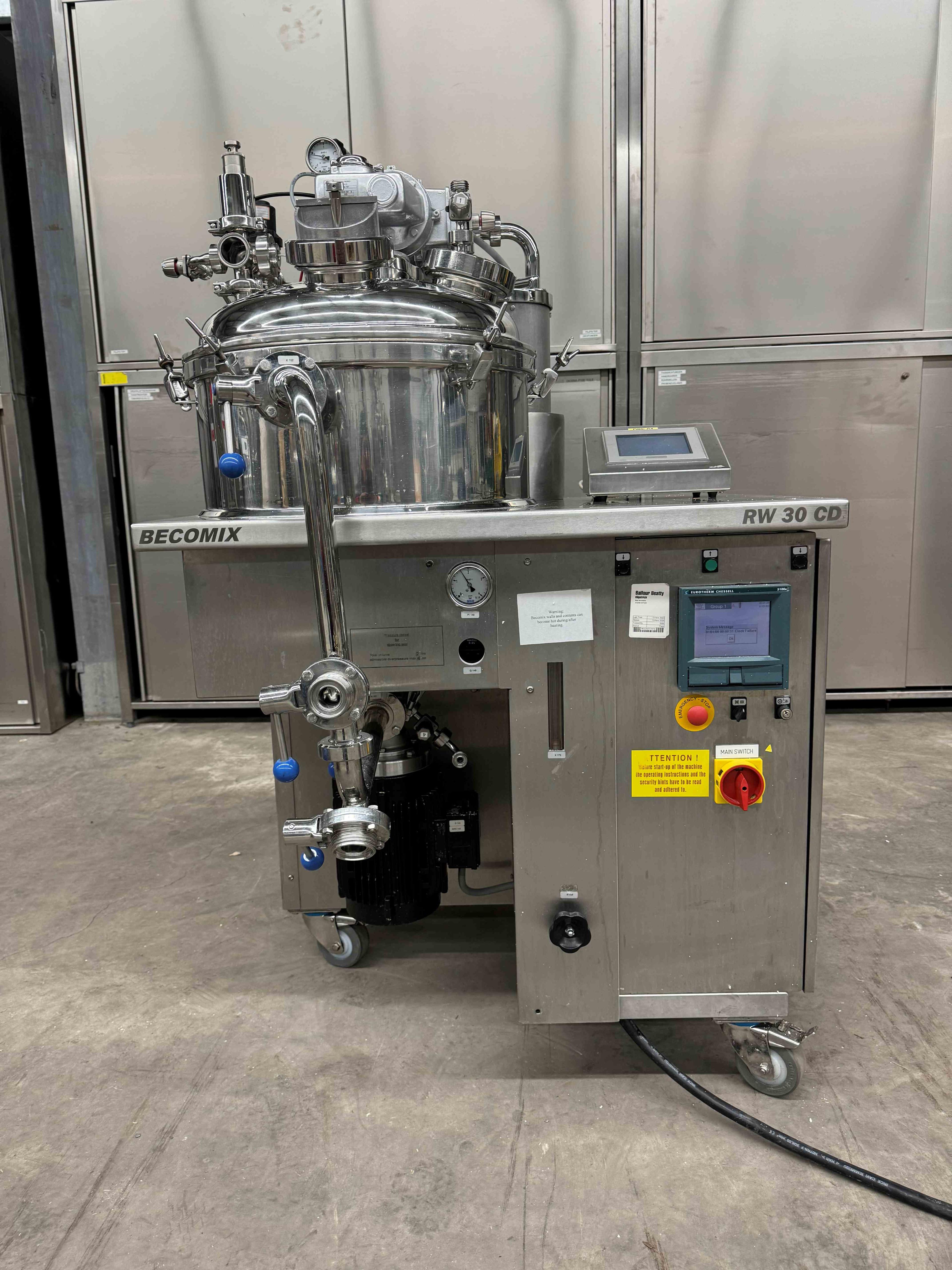 Gebrauchte Machines Homogenizing mixer - Becomix - Industriemaschine kaufen bei GS-INDUSTRIESERVICE Heidenheim
