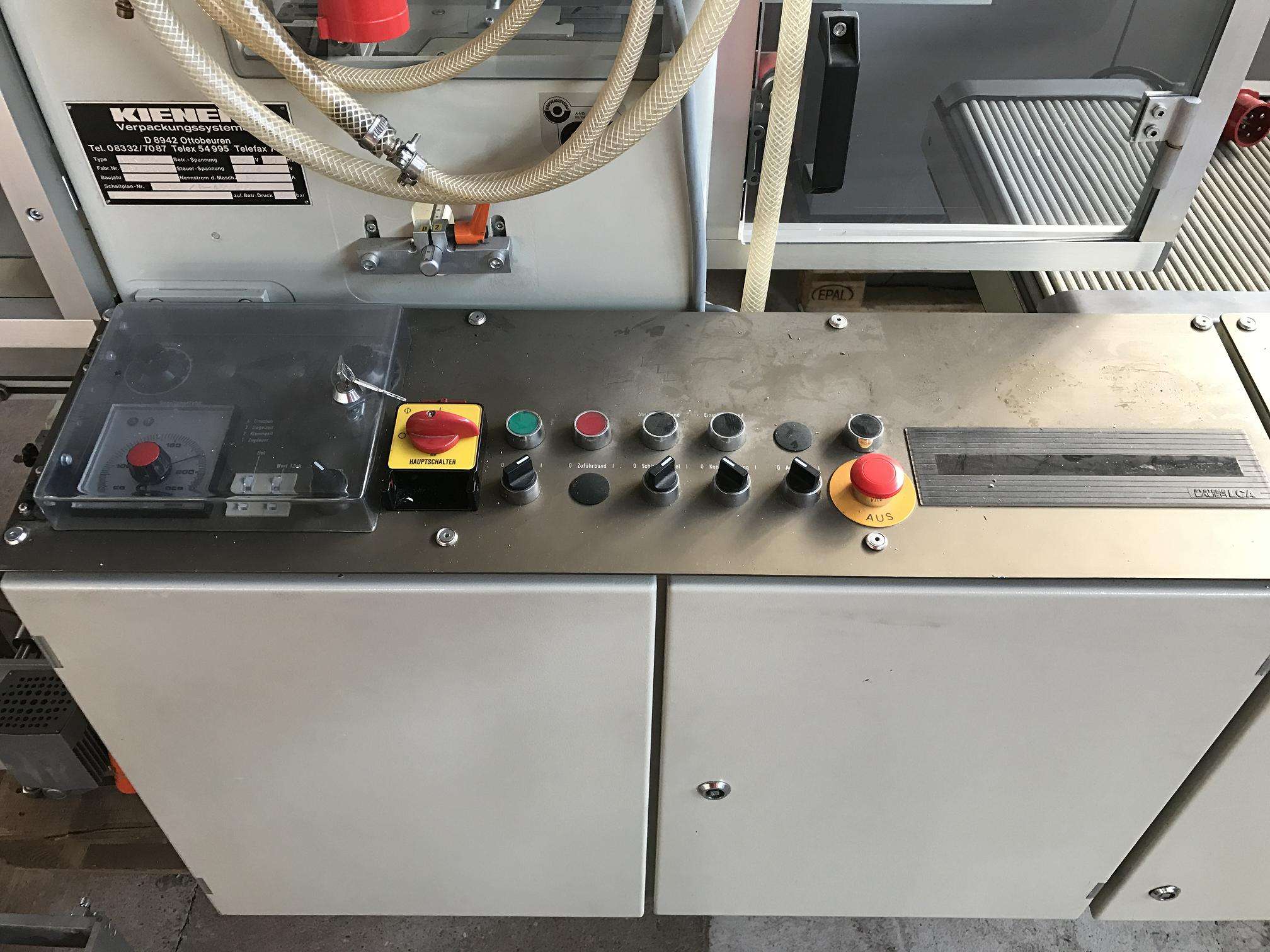 Tensile band eroration machine with shrink tunnel 7