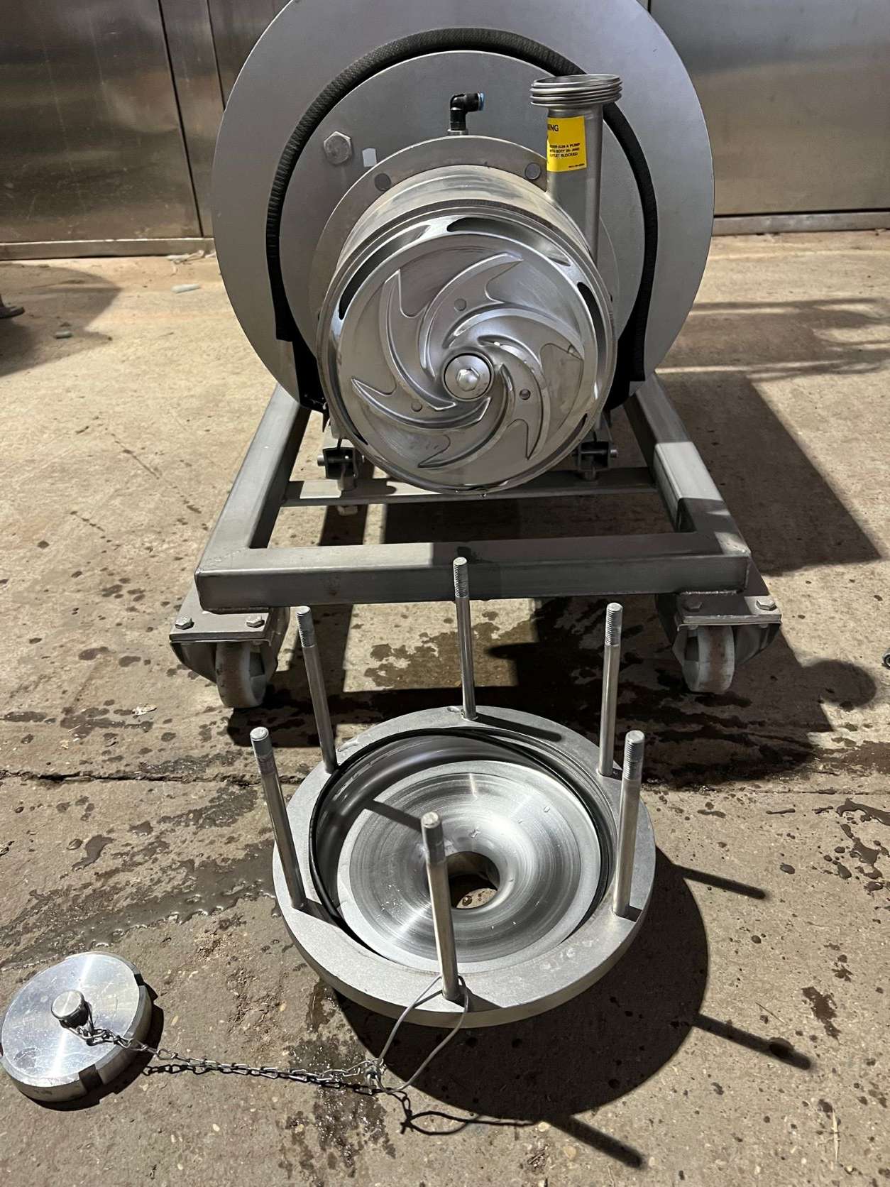Alfa Laval LKH 114 FSS Centrifugal Pump multi stage used 2