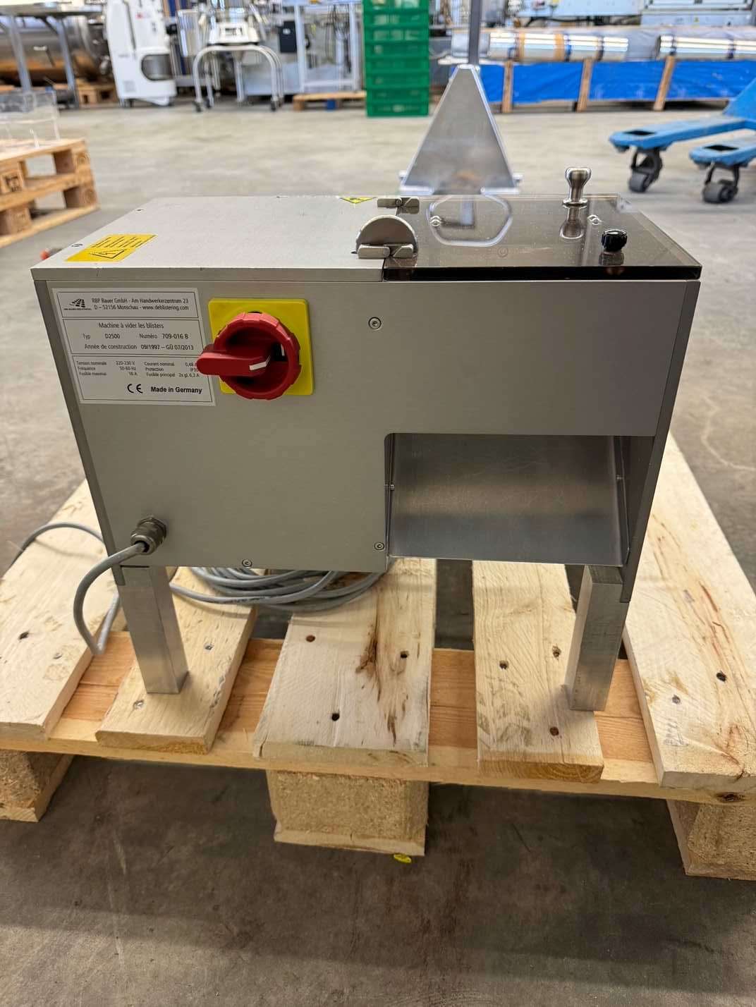 Deblister machine 7