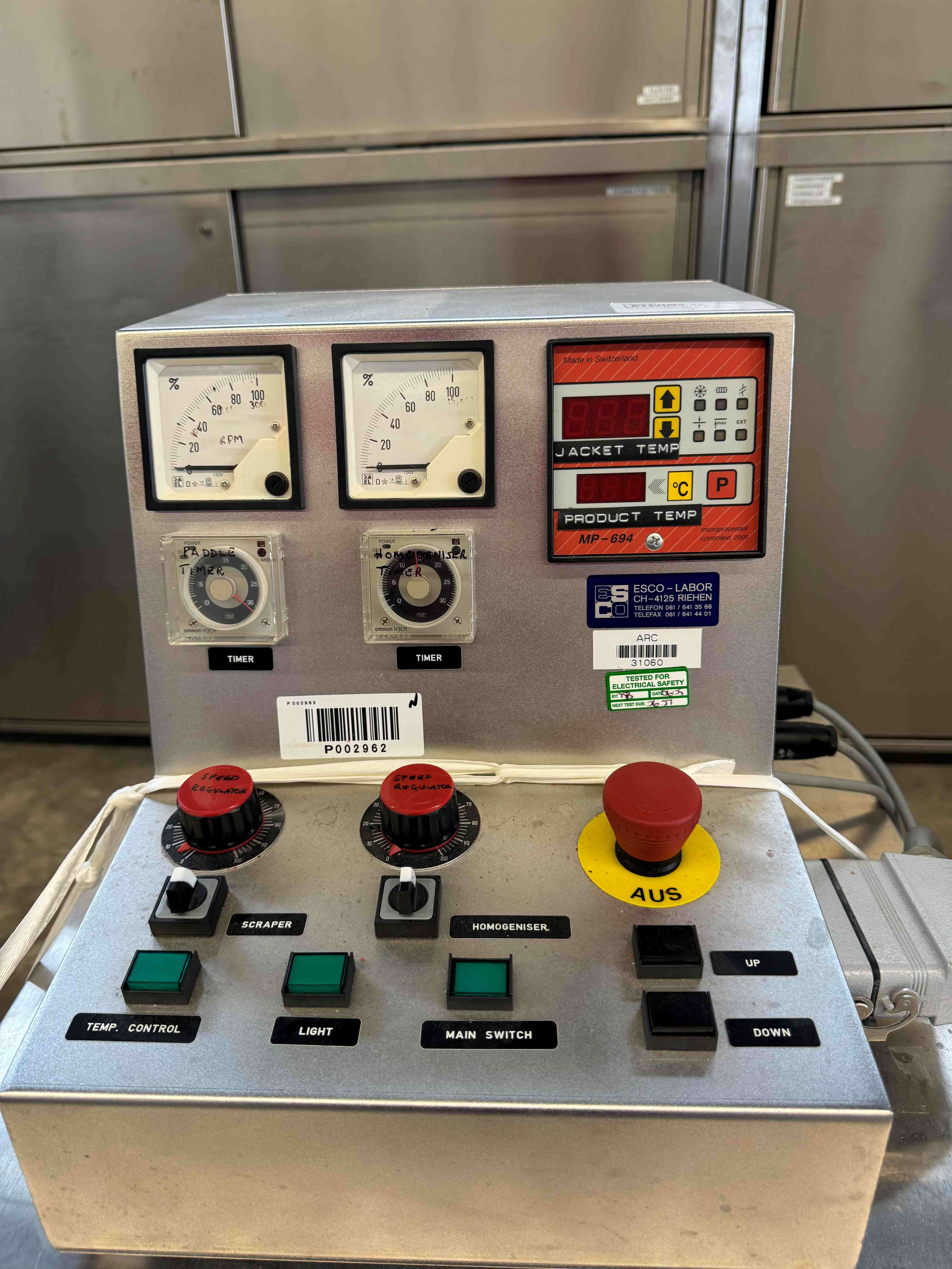 Homogenising machine 2