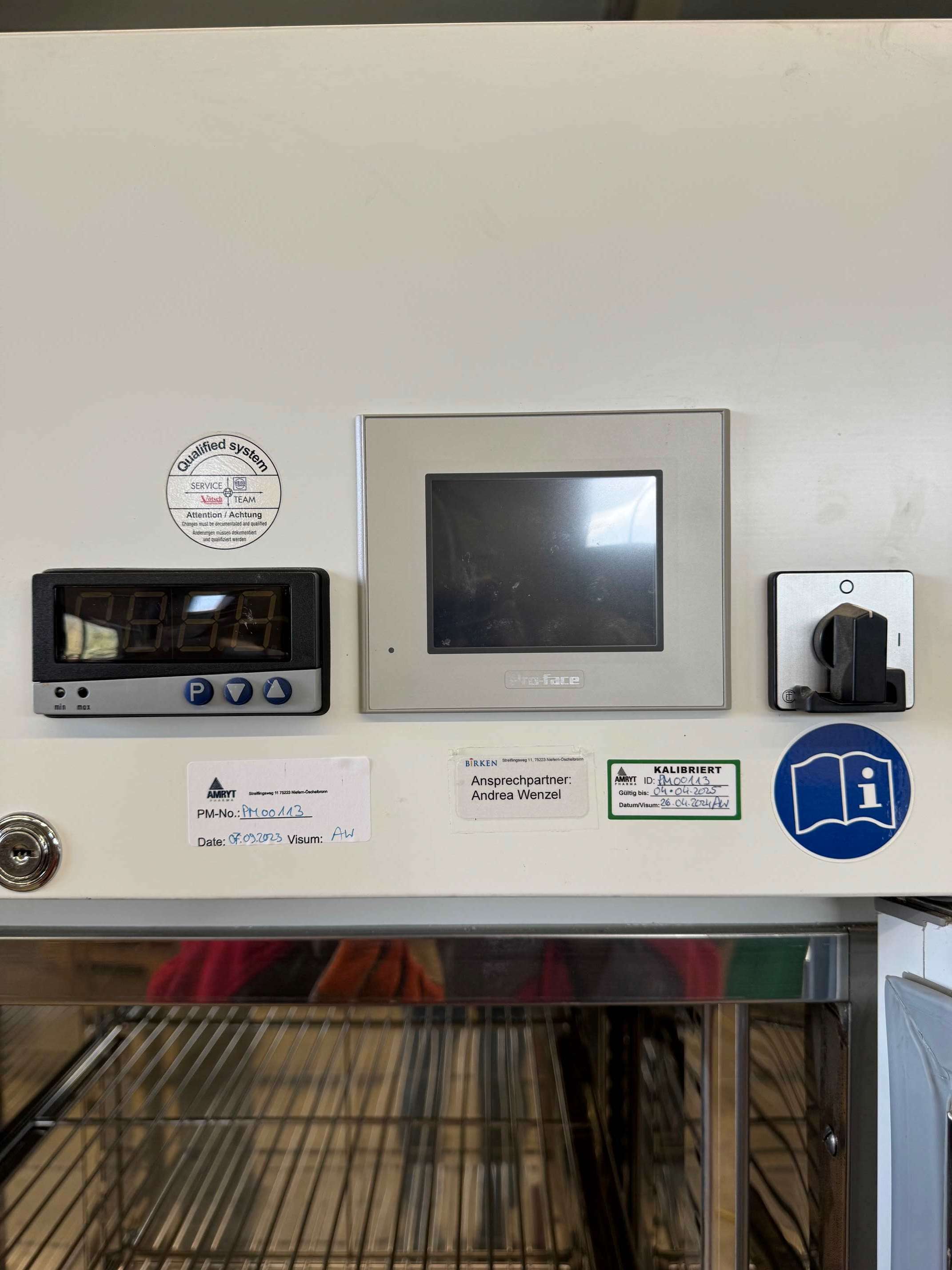Test cabinet for stability tests 5