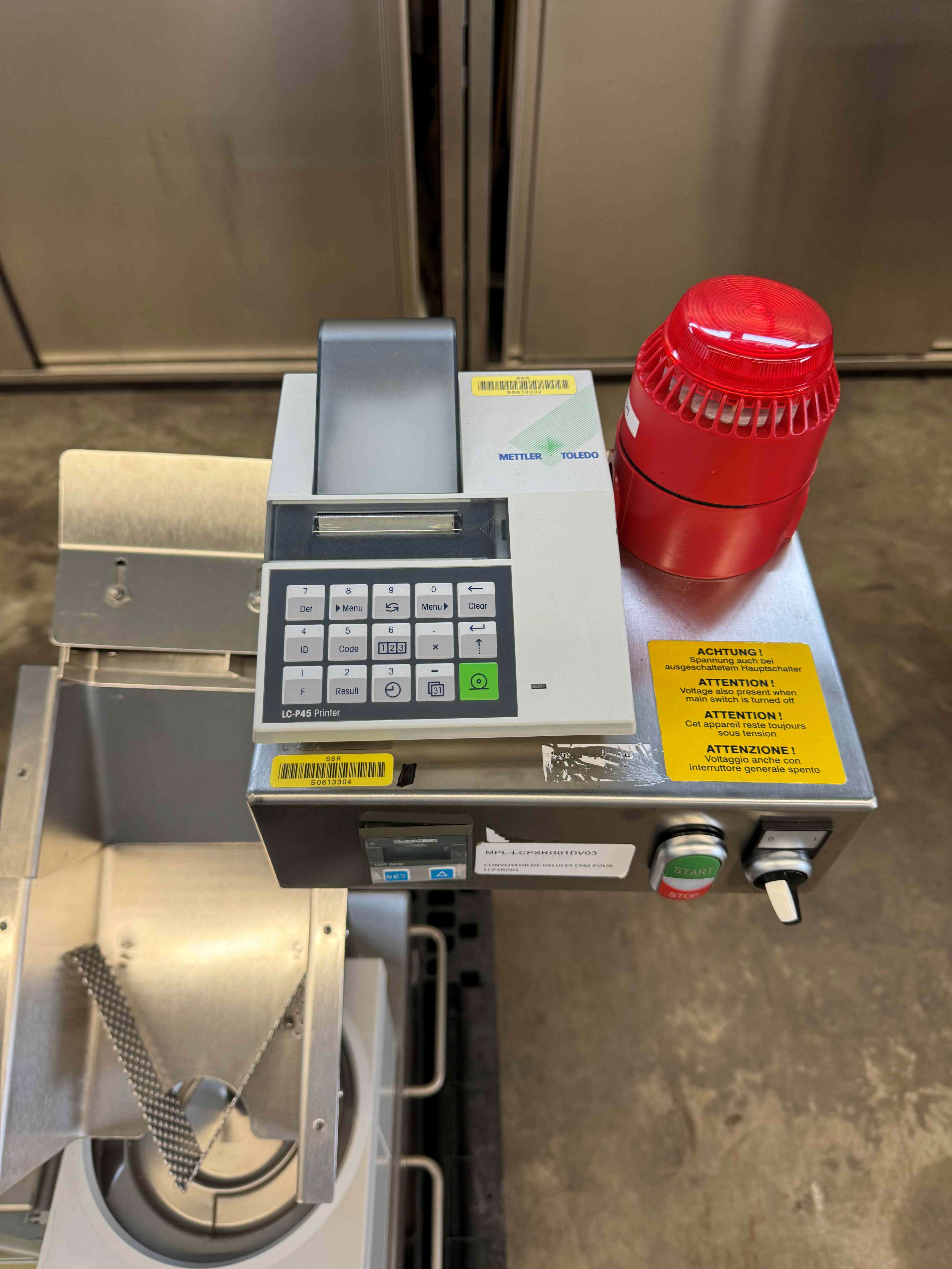 Capsule weighing unit 6