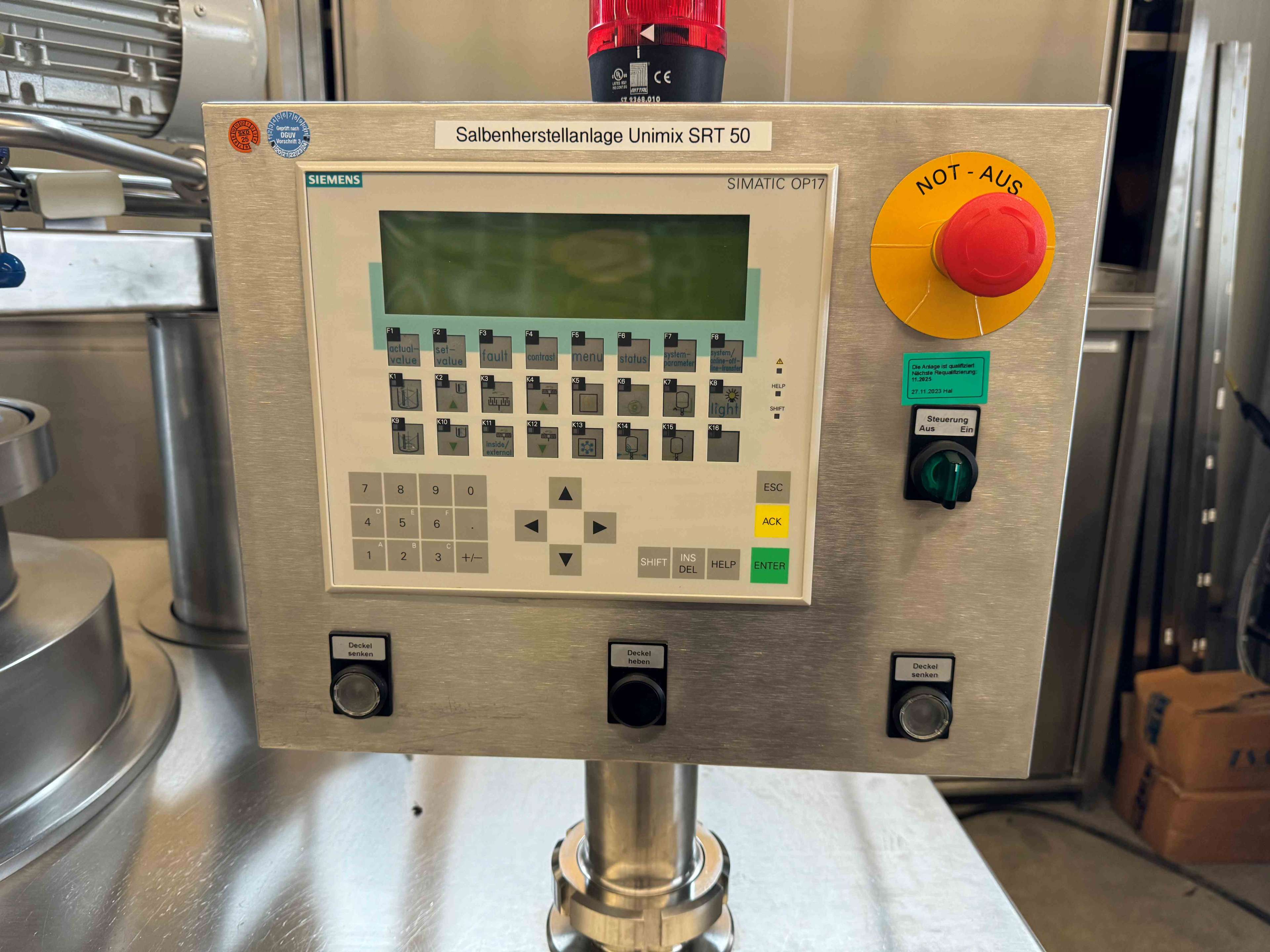 Ekato Unimix SRT 50 Homogenisiermischer gebraucht 7