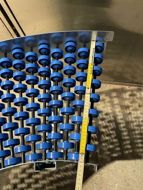 Curved roller conveyor 2