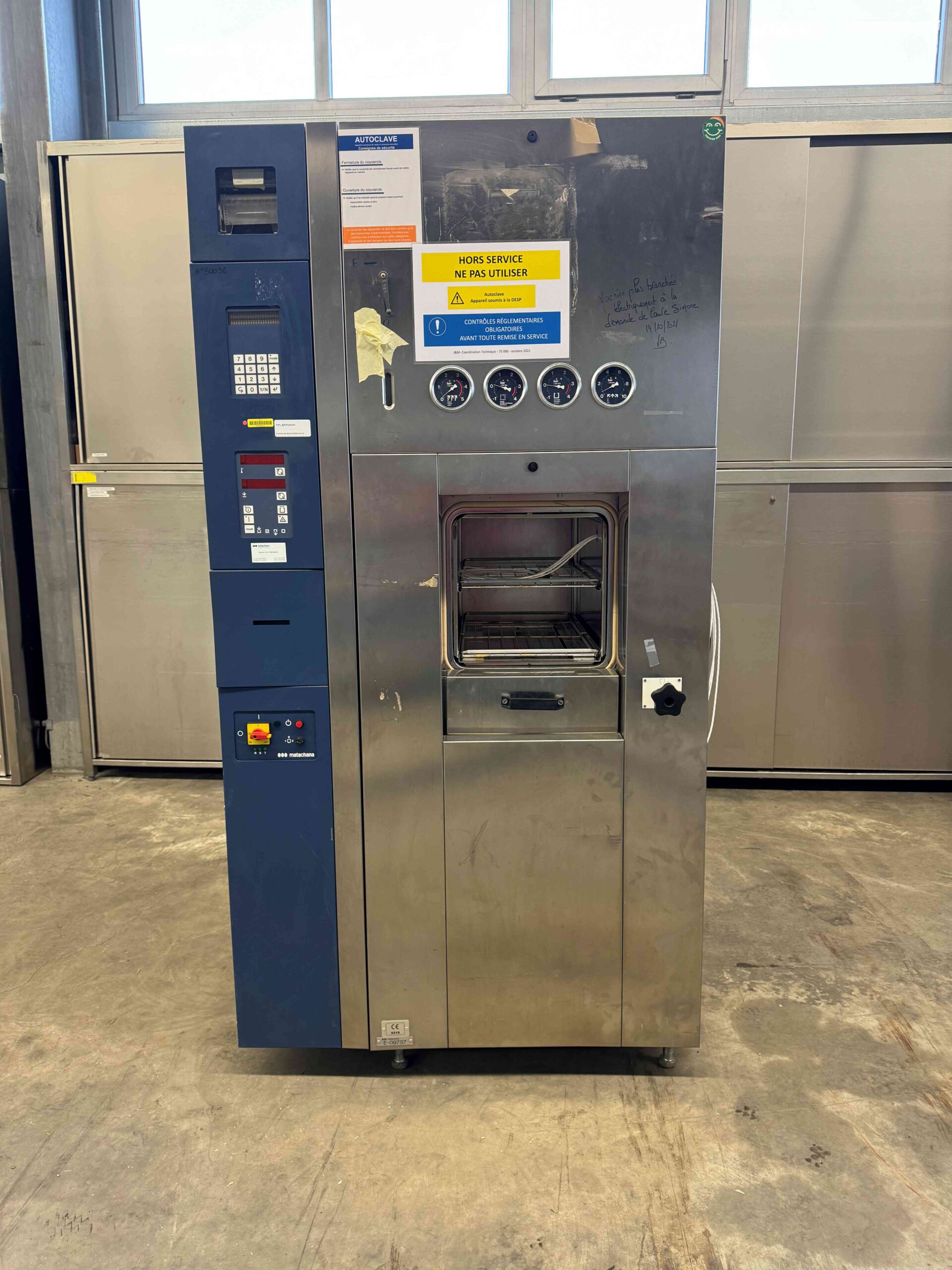 Dampfsterilisator, Matachana Typ 101 E-1 LAB